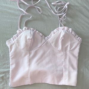 Lavender crop top